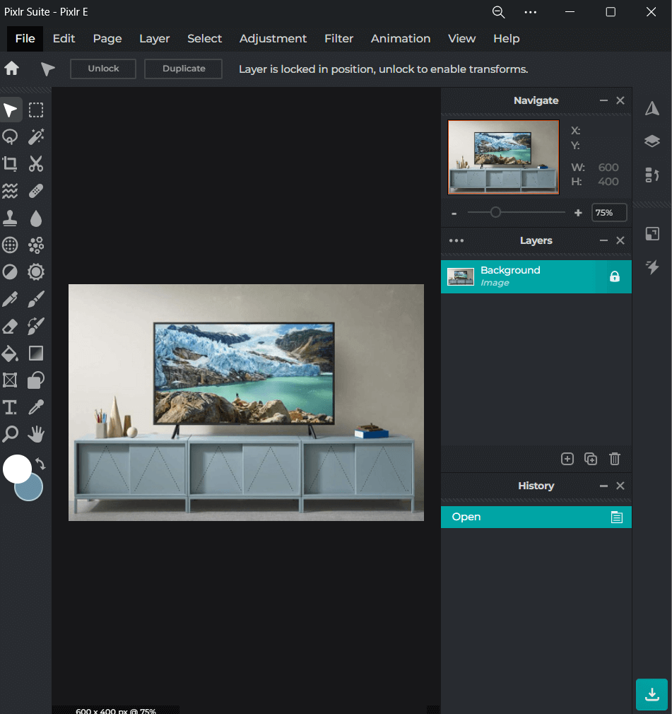 PIXLR Editor: Adding PNG Layers to JPEG Files 