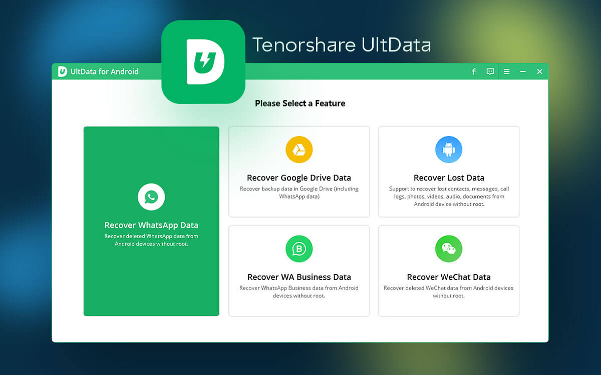 tenorshare ultdata for android key