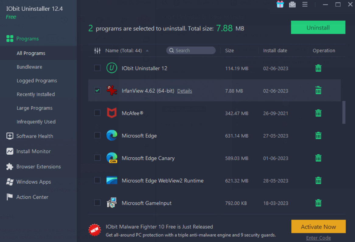 iobit uninstaller 12