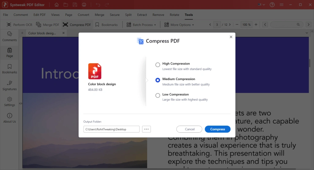 Systweak PDF Editor