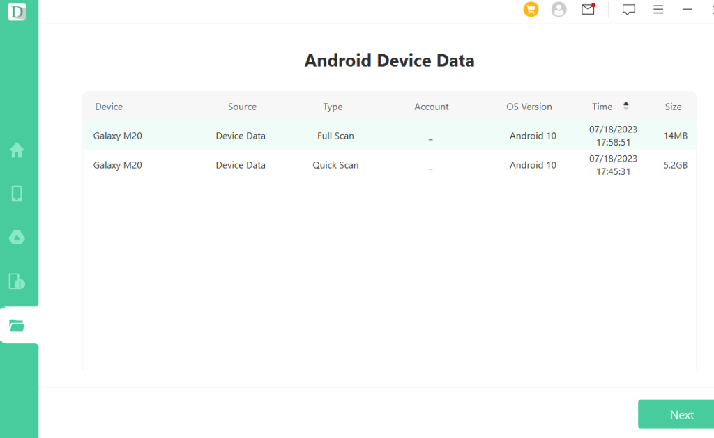 iMyFone D-Back android data recovery