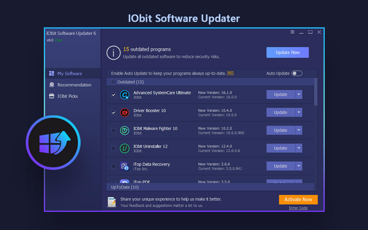IObit Software Updater Review for Windows 11