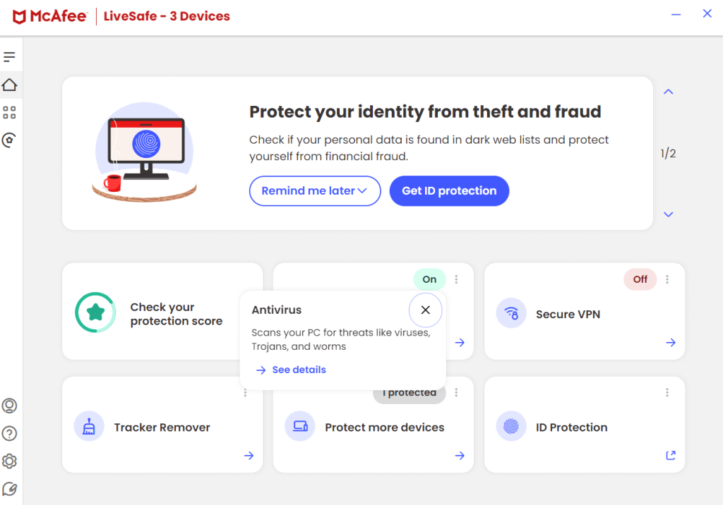 mcafee livesafe review