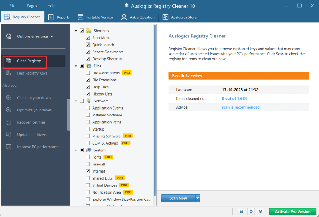 Auslogics Registry Cleaner Review