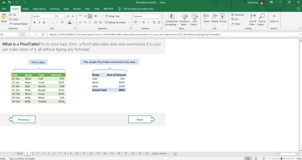 Microsoft Excel