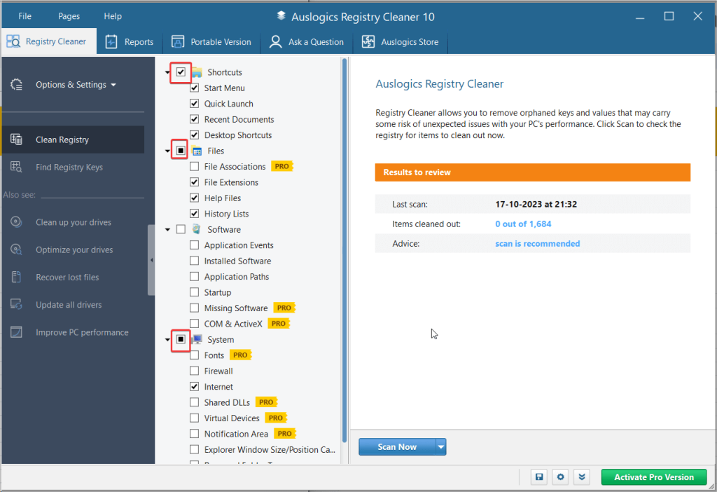 Auslogics Registry Cleaner Crack