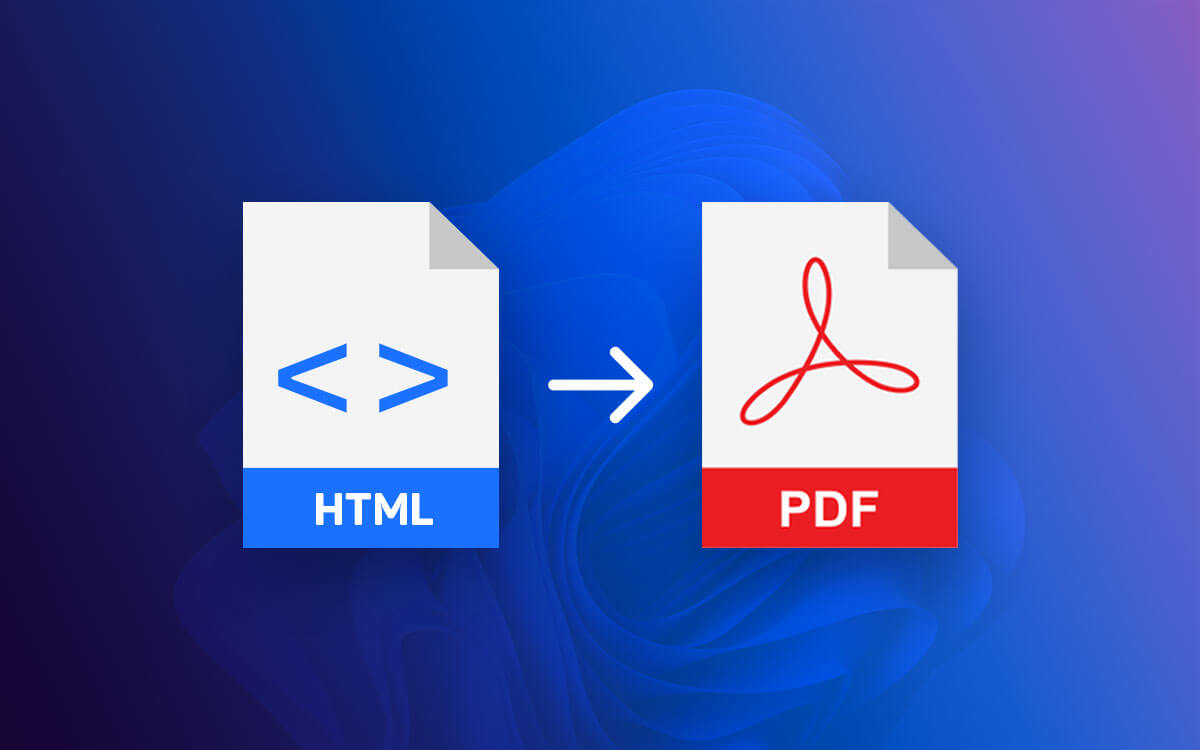 transform pdf to html