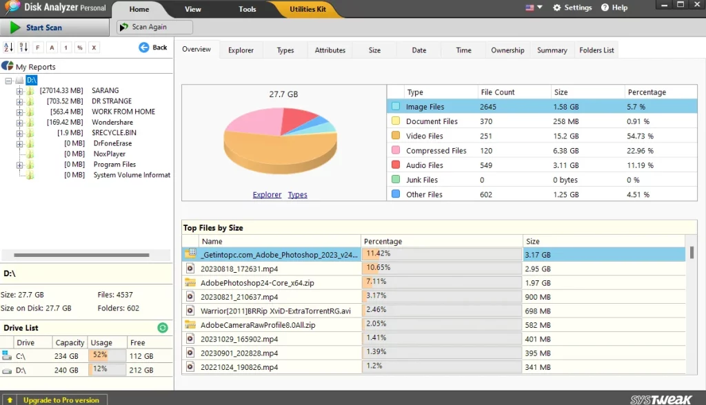 Disk Analyzer Pro